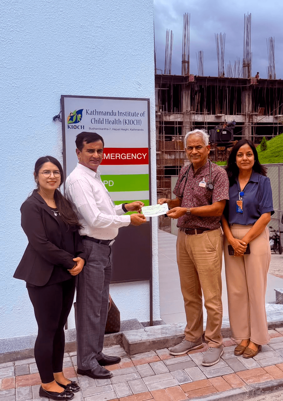 Support from JGI Nepal Foundation for Day Care Surgical Floor Construction