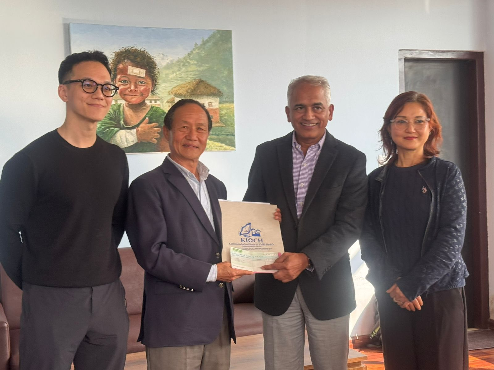 Donation Received from Mr. Tej Bahadur Rai and Mrs. Tulsi Rai.